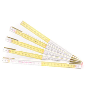 Metr skládací 2m METRIE bílo-žlutý