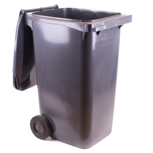 Popelnice hran.120l PVC-černá