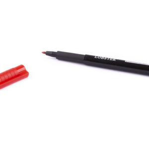 Značkovač permanent ČERVENÝ/tenký