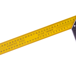 Úhelník ocel žlutý 35cm