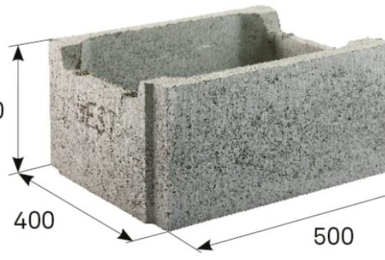 Ztracené Bednění (400 x 250 x 500 mm)