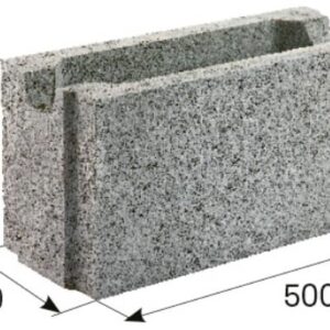 Ztracené bednění (200 x 200 x 500 mm)