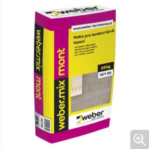 Lepidlo na porobeton MIXMONT WEBER 25 kg