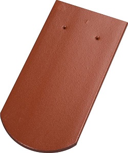 Střešní Taška Bobrovka (Kulatý řez)