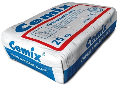 Cement, vápno, kamenivo, sádra