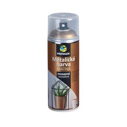 Primalex Sprej metalická matná mosazná 400 ml