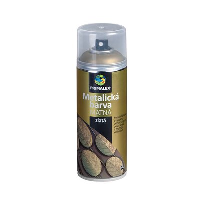 Primalex Sprej metalická matná zlatá 400 ml