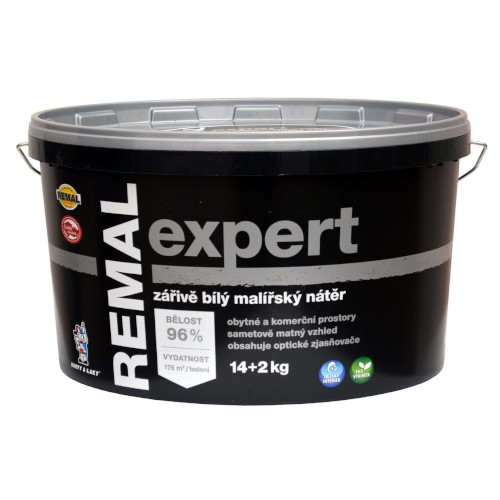 Remal Expert Zářivě bílý malířský nátěr 15 + 3 kg